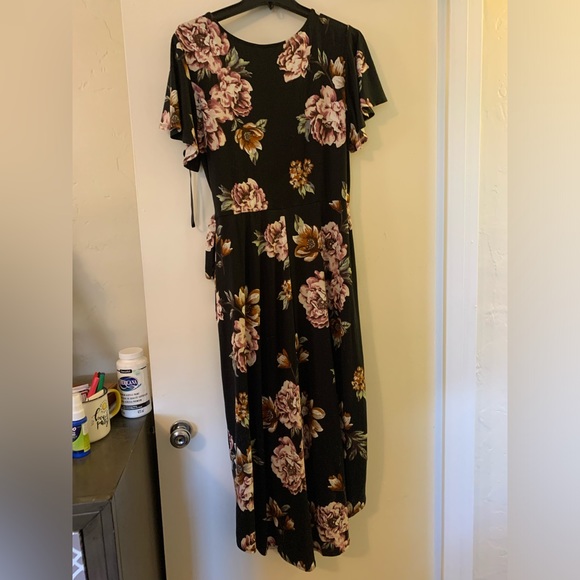 Fortune + Ivy Irene Faux Wrap Midi Dress Size 1X EUC - Picture 2 of 16